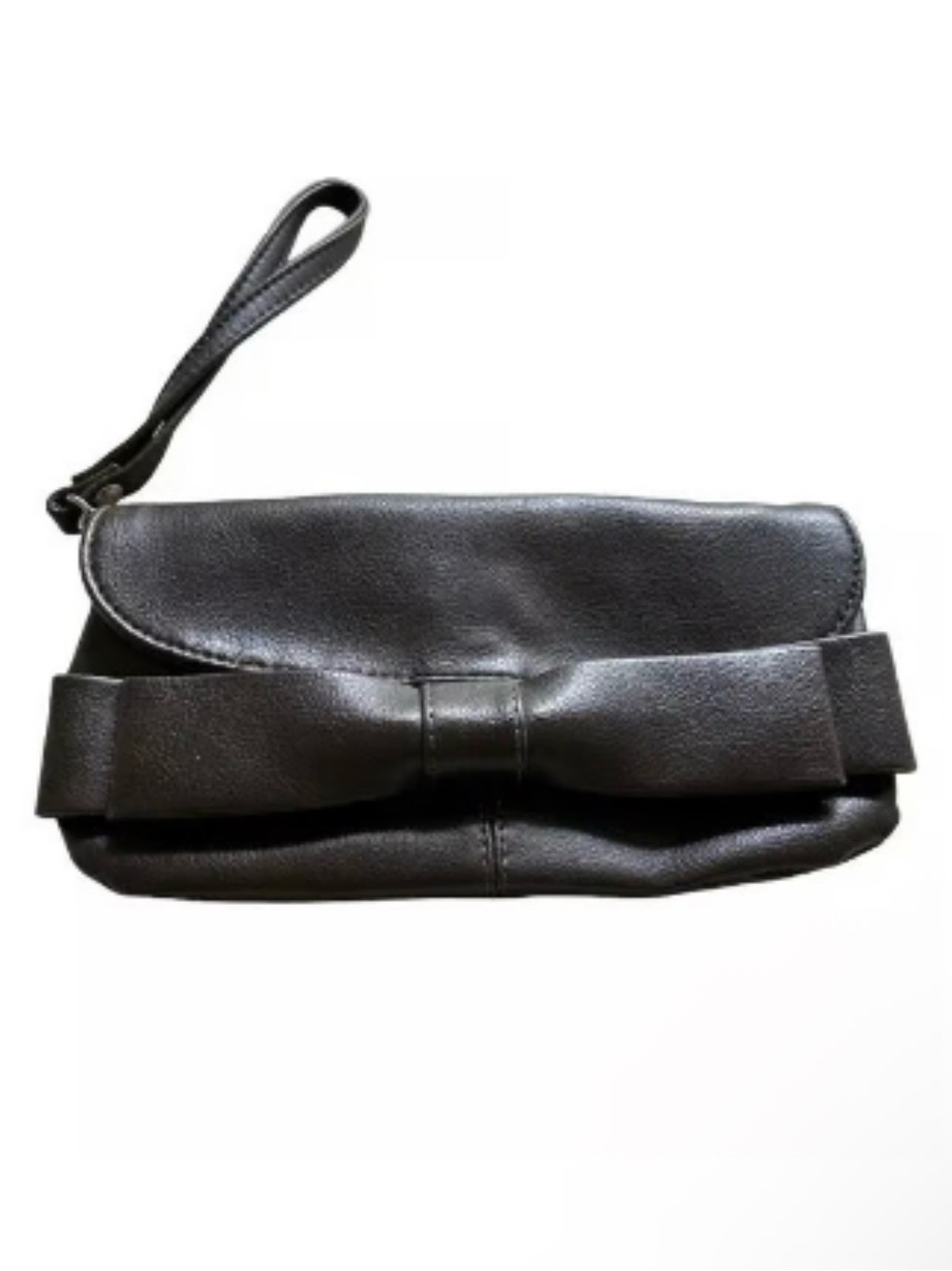 ALDO Black Bow Accent Wristlet Clutch - Women's Bag